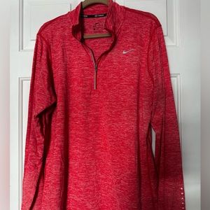 Women’s Nike dri-fit long sleeve 3/4 zip XL